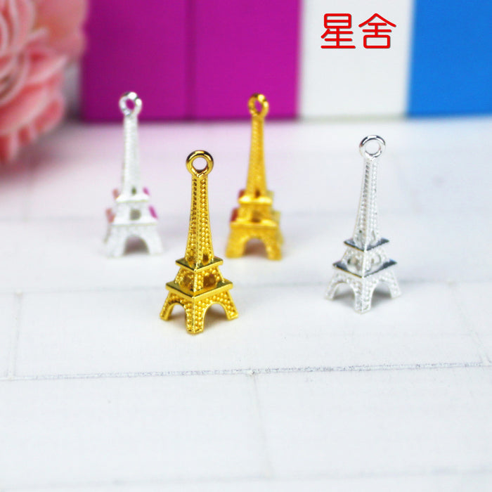 23×8mm Alloy Eiffel Tower Charm Pendant