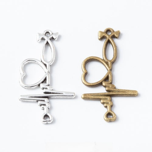 Zinc Alloy Heartbeat Heart Charm Pendant for DIY Necklace Bracelet Jewelry Making