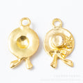 Zinc Alloy Hat Charm Pendant No.182822 for DIY Necklace Bracelet Jewelry Making view 2