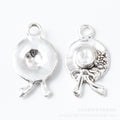 Zinc Alloy Hat Charm Pendant No.182822 for DIY Necklace Bracelet Jewelry Making view 4