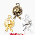 Zinc Alloy Hat Charm Pendant No.182822 for DIY Necklace Bracelet Jewelry Making view 1