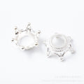 Zinc Alloy Crown Charm Pendant No.722008 for DIY Necklace Bracelet Jewelry Making view 2