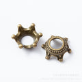 Zinc Alloy Crown Charm Pendant No.722008 for DIY Necklace Bracelet Jewelry Making view 4