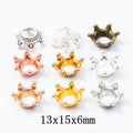Zinc Alloy Crown Charm Pendant No.722008 for DIY Necklace Bracelet Jewelry Making view 1