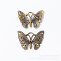 Zinc Alloy Butterfly Charm Pendant No.346365 for DIY Necklace Bracelet Jewelry Making view 3