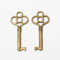 Zinc Alloy Key Charm Pendant No.442824 for DIY Necklace Bracelet Jewelry Making view 2