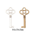 Zinc Alloy Key Charm Pendant No.442824 for DIY Necklace Bracelet Jewelry Making view 1