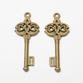 Zinc Alloy Key Charm Pendant No.598407 for DIY Necklace Bracelet Jewelry Making view 2