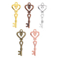 Zinc Alloy Key Charm Pendant No.046323 for DIY Necklace Bracelet Jewelry Making view 5