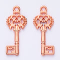 Zinc Alloy Key Charm Pendant No.270368 for DIY Necklace Bracelet Jewelry Making view 4