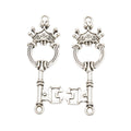 Zinc Alloy Key Charm Pendant No.634435 for DIY Necklace Bracelet Jewelry Making view 2