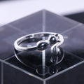Cute Cat Open Ring, Korean Style Creative Adjustable Kitten Women's Finger Ring Jewelry view 3