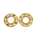 18mm Zinc Alloy Round Bezel Charm Pendant No.408135 for DIY Necklace Bracelet Jewelry Making view 4