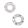 18mm Zinc Alloy Round Bezel Charm Pendant No.408135 for DIY Necklace Bracelet Jewelry Making view 2
