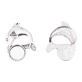 16mm Zinc Alloy Dolphin Frame Charm Pendant for DIY Necklace Bracelet Jewelry Making view 2
