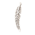 Zinc Alloy Feather Leaf Charm Pendant No.425164 for DIY Necklace Bracelet Jewelry Making view 3