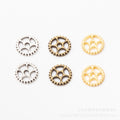 Zinc Alloy Gear Charm Pendant No.425783 for DIY Necklace Bracelet Jewelry Making view 2