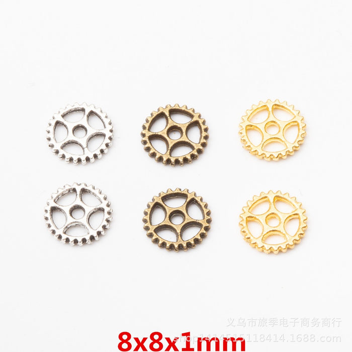 Zinc Alloy Gear Charm Pendant No.425783 for DIY Necklace Bracelet Jewelry Making