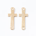 Zinc Alloy Cross Charm Pendant No.615634 for DIY Necklace Bracelet Jewelry Making view 3