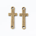 Zinc Alloy Cross Charm Pendant No.615634 for DIY Necklace Bracelet Jewelry Making view 2