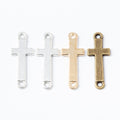 Zinc Alloy Cross Charm Pendant No.615634 for DIY Necklace Bracelet Jewelry Making view 5