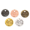Zinc Alloy Gear Clock Charm Pendant No.535640 for DIY Necklace Bracelet Jewelry Making view 5