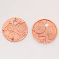Zinc Alloy Gear Clock Charm Pendant No.535640 for DIY Necklace Bracelet Jewelry Making view 4