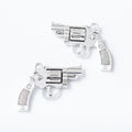 Zinc Alloy Handgun Charm Pendant for DIY Necklace Bracelet Jewelry Making view 3