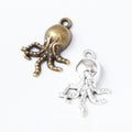 Zinc Alloy Octopus Charm Pendant No.407644 for DIY Necklace Bracelet Jewelry Making view 1