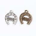 Zinc Alloy Horseshoe Charm Pendant No.959388 for DIY Necklace Bracelet Jewelry Making view 4