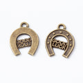 Zinc Alloy Horseshoe Charm Pendant No.959388 for DIY Necklace Bracelet Jewelry Making view 2