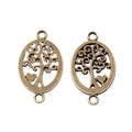 Zinc Alloy Tree Of Life Charm Pendant No.863346 for DIY Necklace Bracelet Jewelry Making view 3