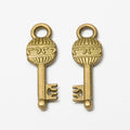 Zinc Alloy Key Charm Pendant No.323740 for DIY Necklace Bracelet Jewelry Making view 4
