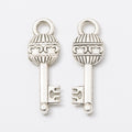 Zinc Alloy Key Charm Pendant No.323740 for DIY Necklace Bracelet Jewelry Making view 3