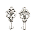Zinc Alloy Key Charm Pendant No.503194 for DIY Necklace Bracelet Jewelry Making view 4