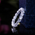 Minimalist Round Full Zircon Eternity Ring For Women, Creative Fashion Finger Jewelry view 4