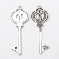 Zinc Alloy Key Charm Pendant No.027538 for DIY Necklace Bracelet Jewelry Making view 3