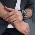 Imitation Gold Plated Zircon Ring Unisex European American Fashion Copper Jewelry view 4