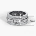 Imitation Gold Plated Zircon Ring Unisex European American Fashion Copper Jewelry view 5