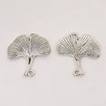Zinc Alloy Leaf Charm Pendant No.690941 for DIY Necklace Bracelet Jewelry Making view 3