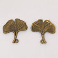 Zinc Alloy Leaf Charm Pendant No.690941 for DIY Necklace Bracelet Jewelry Making view 2