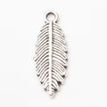 Zinc Alloy Feather Leaf Charm Pendant No.958852 for DIY Necklace Bracelet Jewelry Making view 2