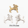 Zinc Alloy Dog Charm Pendant No.561532 for DIY Necklace Bracelet Jewelry Making view 1