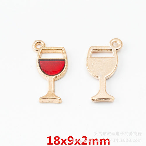 Gold Zinc Alloy Charm Pendant No.056227 for DIY Necklace Bracelet Jewelry Making