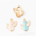 Zinc Alloy Cactus Charm Pendant No.252745 for DIY Necklace Bracelet Jewelry Making view 2