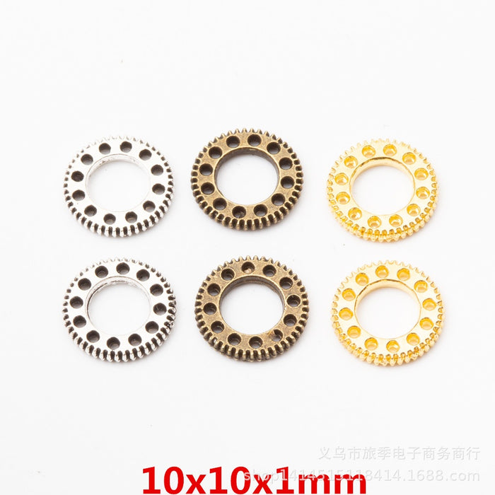 Zinc Alloy Gear Charm Pendant No.355769 for DIY Necklace Bracelet Jewelry Making