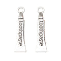 Zinc Alloy Toothpaste Charm Pendant No.863518 for DIY Necklace Bracelet Jewelry Making view 2
