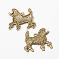Zinc Alloy Poodle Charm Pendant for DIY Necklace Bracelet Jewelry Making view 2