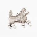 Zinc Alloy Poodle Charm Pendant for DIY Necklace Bracelet Jewelry Making view 3