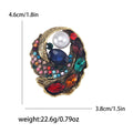 Vintage Alloy Imitation Pearl Rhinestone Brooch Pin For Clothing Accessories view 6